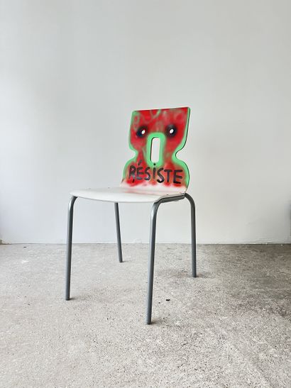 resiste - second-hand chair customized by...