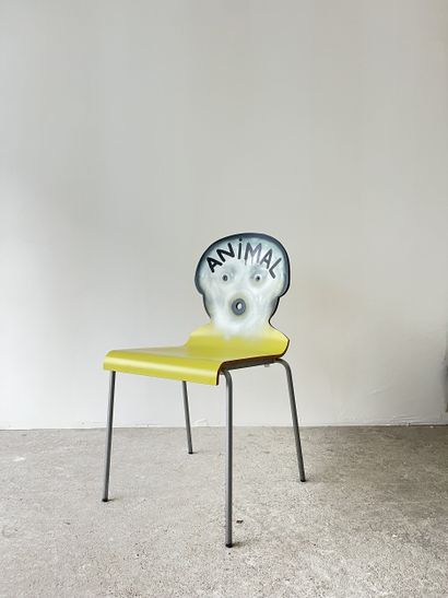 animal - second-hand chair customized by...