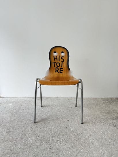 history - second-hand chair customized by...