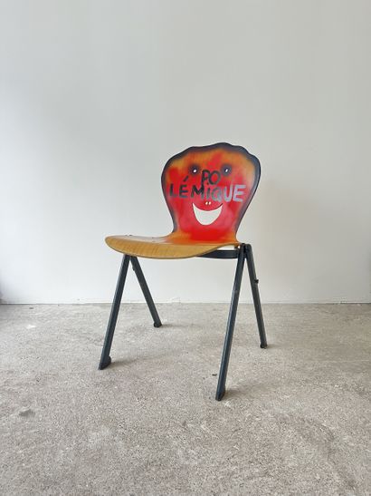 polémique - second-hand chair customized...