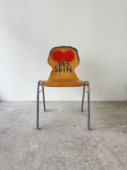 dessein - second-hand chair customized by...