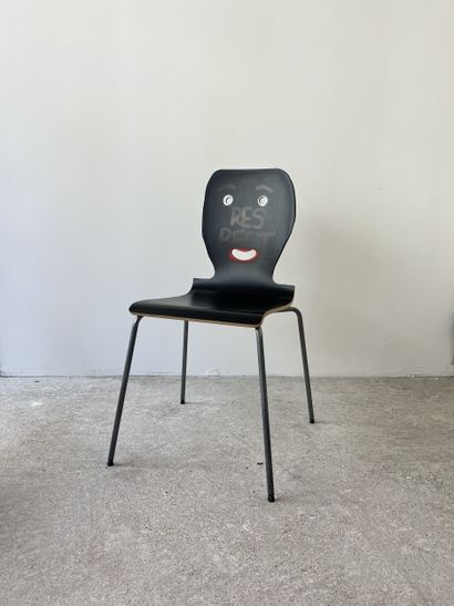 respect - second-hand chair customized by...