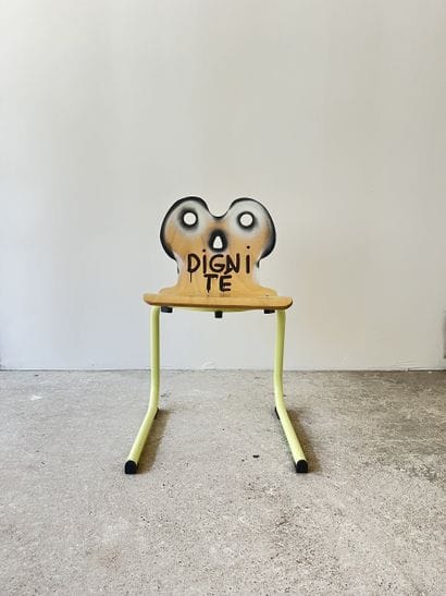 dignity - second-hand chair customized by...