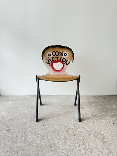 conviction - second-hand chair customized...