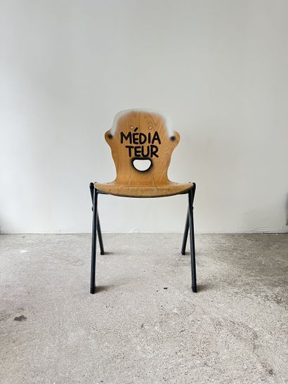 mediator - second-hand chair customized by...