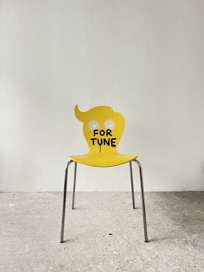 fortune - second-hand chair customized by...