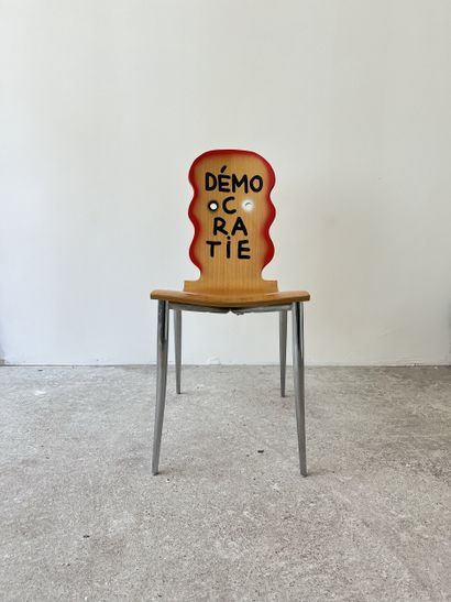 democracy - second-hand chair customized...