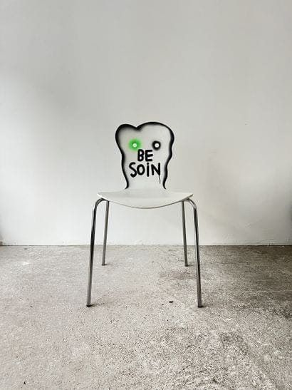besoin - chaise d'occasion customisée par...