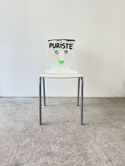 puriste - second-hand chair customized by...