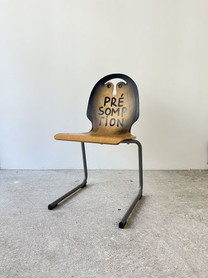 présomption - second-hand chair customized...