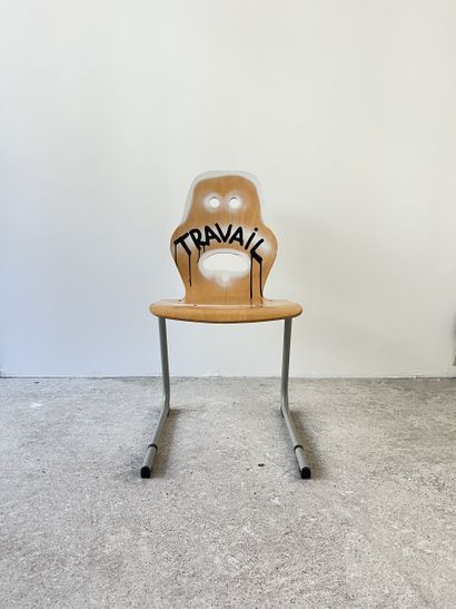 travail - second-hand chair customized by...