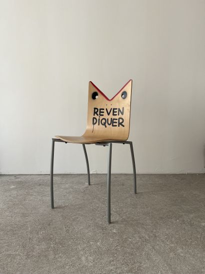 revendiquer - second-hand chair customized...