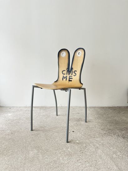 civisme - second-hand chair customized by...