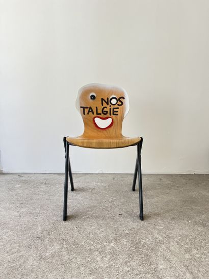 nostalgie - second-hand chair customized...