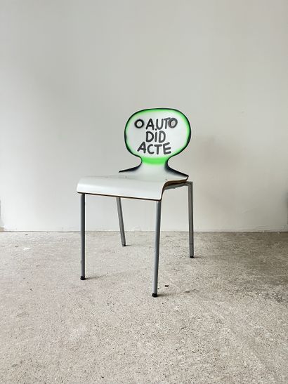 autodidact - second-hand chair customized...