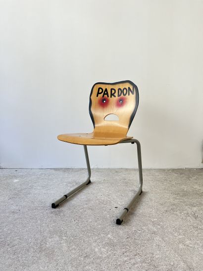 pardon - second-hand chair customized by...