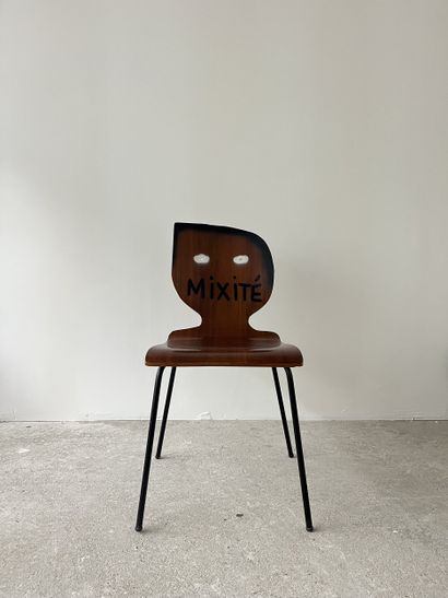mixité - second-hand chair customized by...