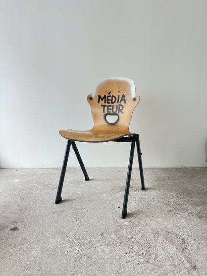 mediator - second-hand chair customized by...