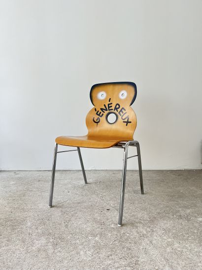 généreux - second-hand chair customized by...