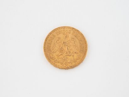 MEXICO
50 peso gold coin.
1922.
Weight: 41.6...