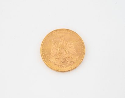 MEXICO
50 peso gold coin.
1946.
Weight: 41.6...