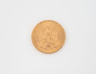MEXICO
50 peso gold coin.
1946.
Weight :...