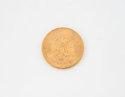 MEXICO
50 peso gold coin.
1945.
Weight :...
