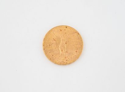 MEXICO
50 peso gold coin.
1947.
Weight: 41.6...