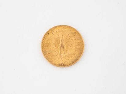 MEXICO
50 peso gold coin.
1947.
Weight: 41.6...