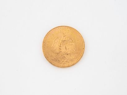 MEXICO
50 peso gold coin.
1944.
Weight :...