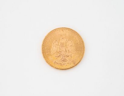 MEXICO
50 peso gold coin.
1947.
Weight :...