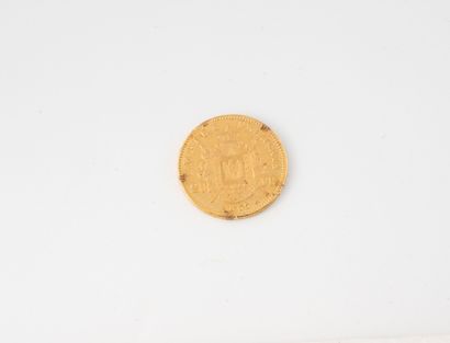 FRANCE
Napoleon III 20 franc gold coin, laurel...