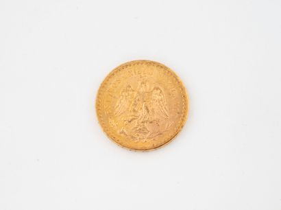 MEXICO
50 peso gold coin.
1947.
Weight: 41.6...