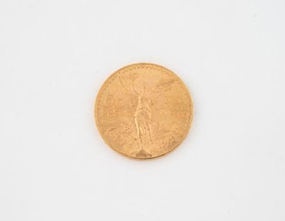 MEXICO
50 peso gold coin.
1945.
Weight :...