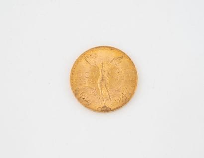MEXICO
50 peso gold coin.
1947.
Weight :...