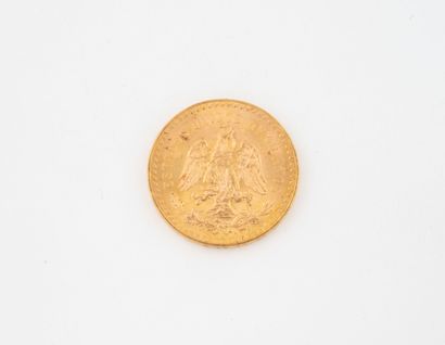 MEXICO
50 peso gold coin.
1947.
Weight :...