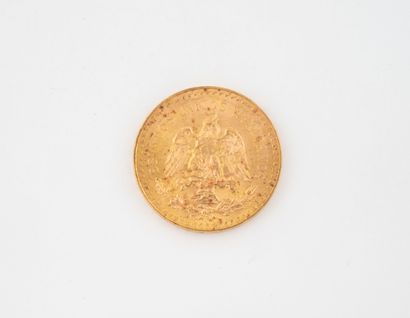 MEXICO
50 peso gold coin.
1947.
Weight: 41.6...