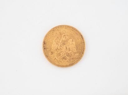 MEXICO
50 peso gold coin.
1947.
Weight :...