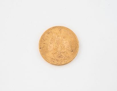 MEXICO
50 peso gold coin.
1945.
Weight :...