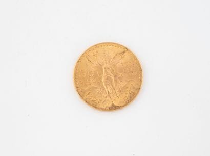 MEXICO
50 peso gold coin.
1947.
Weight :...