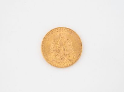 MEXICO
50 peso gold coin.
1947.
Weight :...