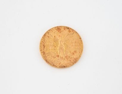 MEXICO
50 peso gold coin.
1947.
Weight: 41.6...