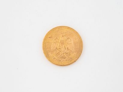 MEXICO
50 peso gold coin.
1947.
Weight :...