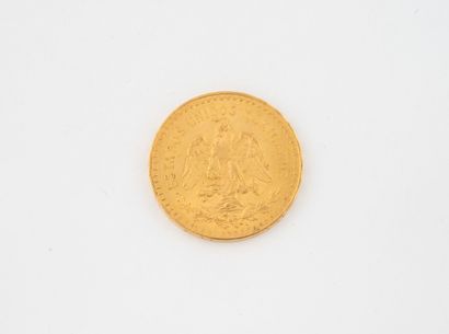 MEXICO
50 peso gold coin.
1927.
Weight :...