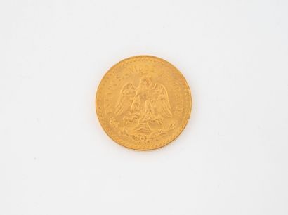MEXICO
50 peso gold coin.
1947.
Weight :...