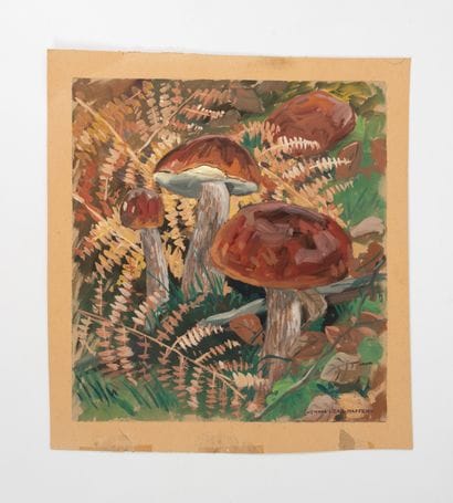 YVONNE JEAN HAFFEN (1895-1993)
Cèpes, bolets...