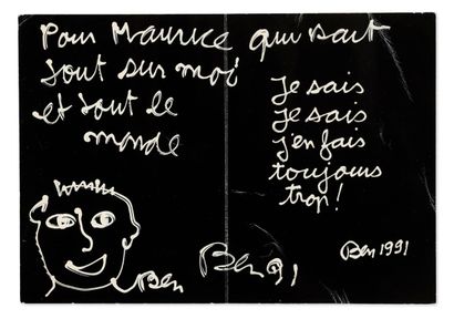 BEN (1935-2024)
Pour Maurice qui sait tout...