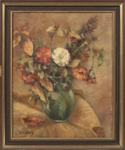LÉON WEISSBERG (1895-1943)
Bouquet de fleurs...