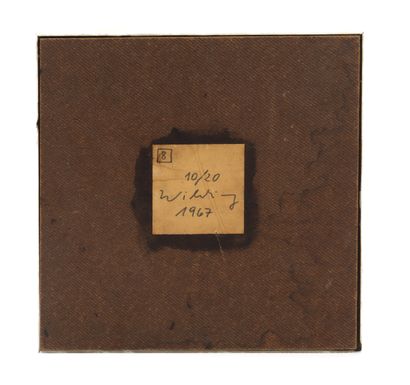 LUDWIG WILDING (1927-2010)
Untitled, 1965-1967.
Two...