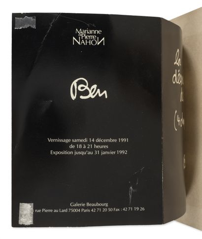 BEN (1935-2024)
Pour Maurice qui sait tout...